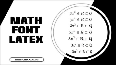 curvy latex|Mathematical fonts